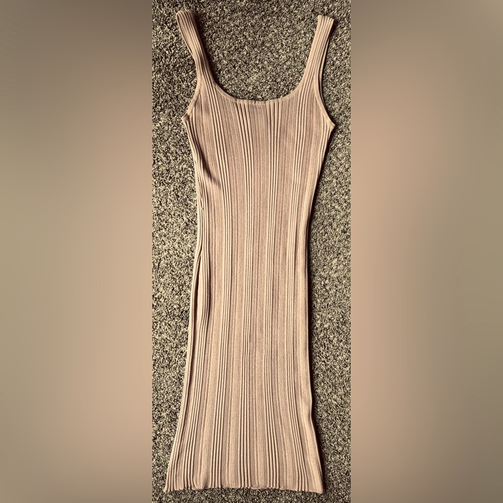 Active USA Scoopneck Knit Bodycon Dress